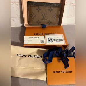 Louis Vuitton Reverse Monogram Card Holder